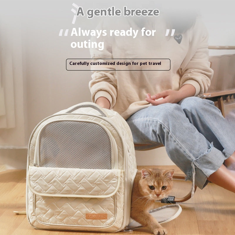 Cat Backpack Portable Pet Carrying Case